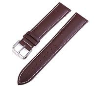WHARGTSL Strap 18mm 19mm 20mm 22mm Multi Size Universal Men's Watch Women's Watch Accessories Watchband(Brown-white,20mm)
