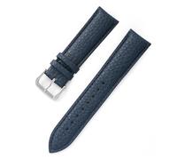 WHARGTSL Watch Band Genuine Leather Straps 12-24mm Watch Accessories Watchbands Multicolor Watch Strap(Navy blue,22mm)