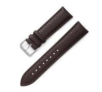 WHARGTSL Watch Band Genuine Leather Straps 12-24mm Watch Accessories Watchbands Multicolor Watch Strap(Dark brown,22mm)