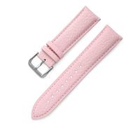WHARGTSL Watch Band Genuine Leather Straps 12-24mm Watch Accessories Watchbands Multicolor Watch Strap(Pink,18mm)
