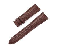 WHARGTSL Watch Strap 20mm 22mm Watch Accessories Butterfly Buckle Universal Men's And Women's Belt(No buckle Brown,22mm)