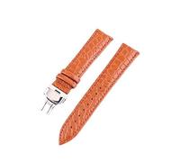 WHARGTSL Watchband 18mm 19mm 20mm 21mm 22mm 24mm Calf Genuine Leather Watch Band(Light brown,24mm)