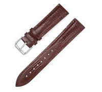 WHARGTSL Watchband Leather Strap 20mm 22mm Watch Band Patent Leather Shiny Men's And Women's Belt(Coffee color,20mm)