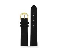 WHARGTSL Wristband 22mm 20mm 18mm 16mm Quick Release Soft Suede Strap Brown Watch Bands Calfskin Bracelet Women&Men Accessories(Black gk,18mm)
