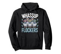 Whassup Flockers Pigeon Shirt Bird Homing Pigeon Racing Pullover Hoodie