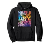 What a Beautiful Day Respect Other People's Pronouns LGBT Pullover Hoodie