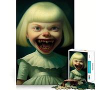 What A Beautiful Smile Jigsaw Puzzles1000 Pieces Recall Skill Fun Professional Grade Cutting Thoughtful Gift for Mind Activity (50x75cm)