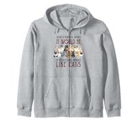 What a beautiful world it would be if people had hearts Zip Hoodie
