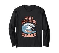 What A Boo-Tiful Summer Halloween Themed Summerween Long Sleeve T-Shirt