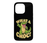 What A Croc Funny Crocodile Pun Reptile Animal Humor Case for iPhone 13 Pro