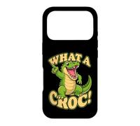 What A Croc Funny Crocodile Pun Reptile Animal Humor Case for iPhone 17 Pro