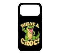 What A Croc Funny Crocodile Pun Reptile Animal Humor Case for iPhone 17 Pro Max