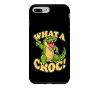 What A Croc Funny Crocodile Pun Reptile Animal Humor Case for iPhone 7 Plus/8 Plus