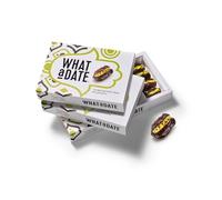 What a Date - Large Box | Clean Ingredients | Vegan, Fibre-Rich Natural Treat | Healthier snacking (3x boxes, Pistachio)