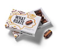 What a Date Orange Peel - Large Box (x10) - Gift pack/Sharing size - 10 boxes x 180 gram (12 dates per box) | Clean Ingredients | Vegan, Fibre-Rich Natural Treat | Healthier snacking