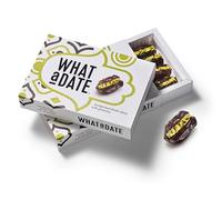 What a Date Pistachio - Large Box (x10) - Gift pack/Sharing size - 10 boxes x 180 gram (12 dates per box) | Clean Ingredients | Vegan, Fibre-Rich Natural Treat | Healthier snacking