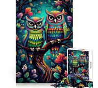 What A Hoot 1000 Piece Jigsaw Puzzles for Teenagers Jigsaw Brain Activity Time Well Spent Neat Edges (38x26cm)