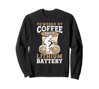 What A Ride! Cute Duck Themed Electric Bike Design Sweatshirt
