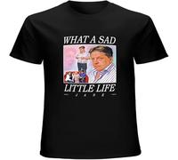 What A Sad Little Life Jane T-Shirt Tee Funny Come Dine with Me Enjoy The Money Black XL