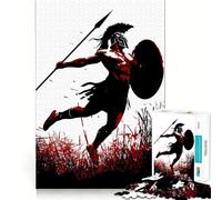 What A Spartan's Spear Aches For 1000 Piece Puzzle For Adults Mind Skill Play Laser Cut for Flawless Fit Rewarding Activity for Rainy Days (38x52cm)