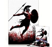 What A Spartan's Spear Aches For 1000 Pieces Puzzles for Adults Cognitive Boost Mindful Escape Tight Lock (38x52cm)