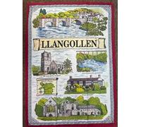 What a Wonderful Word 'Llangollen' Tea Towel