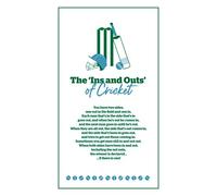 What a Wonderful Word 'The INS and OUTS of Cricket' Tea Towel