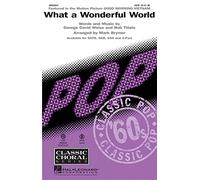 What A Wonderful World (SATB). Sheet Music for SATB, Piano Accompaniment