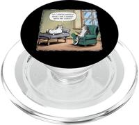 What Am I Doing With My Lives - Funny Midlife Crisis Cat PopSockets PopGrip for MagSafe