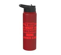 What an Awesome Irene Looks Like Funny Irene Name Stainless Steel Insulated Water Bottle