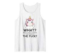 What and I Cannot Stress This Enough The Fuck Unicorn Funny Tank Top