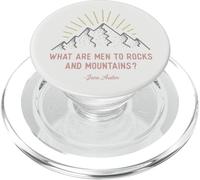What Are Men to Rocks and Mountains Jane Austen Color Design PopSockets PopGrip for MagSafe
