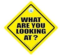 What Are You Looking At? Car Sign, Car Sign, Bumper Sticker, Baby on Board, Driving Sign, Automobile Sign, Vehicle Sign, What Are You Looking At Car Sign, Baby on Board Sign, Baby on Board, Car Sign, Bumper Sticker, Decal, Bumper Stickers, Car Sign, Decal, Car Sticker, Joke Car Sign, Funny Car Signs