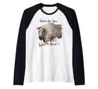 What are You Takin About? Raglan Baseball Tee