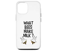What Bees Make Milk Funny Cute Boo Bees Halloween Joke Case for iPhone 12/12 Pro