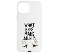 What Bees Make Milk Funny Cute Boo Bees Halloween Joke Case for iPhone 15 Plus