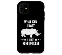 What Can I Say Wildlife Rhinoceros Animal Rights Rhino Case for iPhone 11