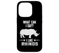 What Can I Say Wildlife Rhinoceros Animal Rights Rhino Case for iPhone 14 Pro