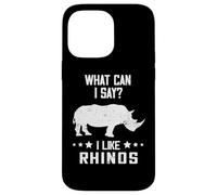 What Can I Say Wildlife Rhinoceros Animal Rights Rhino Case for iPhone 14 Pro Max