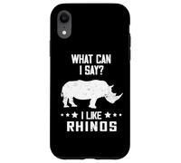 What Can I Say Wildlife Rhinoceros Animal Rights Rhino Case for iPhone XR