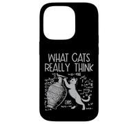 What Cat Really Thinks Math Formulas Funny Men Women Kids Case for iPhone 14 Pro