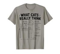 What Cats Really Think Cat Physics Funny Feline Science Math T-Shirt