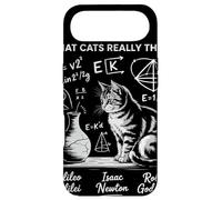 What Cats Really Think Chalkboard Science Cat Physics Humor Case for iPhone Air