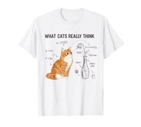 What Cats Really Think, Funny Cat Physics Humor T-Shirt