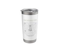 What Cats Really Think Funny Math Physics Cat Stainless Steel Insulated Tumbler