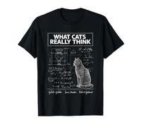 What Cats Really Think, Funny Physics Science for Cat Lovers T-Shirt