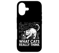 What Cats Really Think Funny Science Cat Knock Over Glass Case for iPhone 17