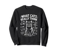 What Cats Really Think Funny Science Equations Sweatshirt