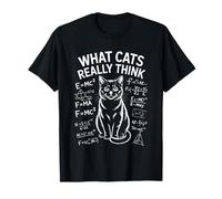 What Cats Really Think Funny Science Equations T-Shirt