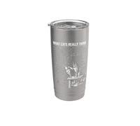 What Cats Really Think Physics Stainless Steel Insulated Tumbler